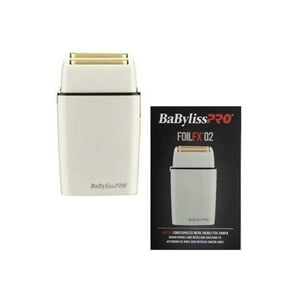 Babyliss Pro - Afeitadora Metálica Doble Hoja Inalámbrica Bfs2Wuz Blanco