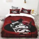 thumbnail image 1 of v1521 Bed Sheets Duvet Cover Printed Bedding Set Soft % Polyester Quilt Cover Queen/single/duble Size Room Decor Teen Kids Gift 3-Piece Bedding Set (1 Duvet Cover + 2 Pillow Shams) Bed Sheets ju1521, 1 of 5