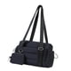 thumbnail image 1 of Bolsa de gimnasio de viaje con cartera pequeña, bolsa de lona para deportes, adultos, viajes, fitness , Negro, 1 of 5