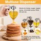 thumbnail image 4 of Dispensador de miel MOYAC de vidrio de 240 ml, frasco antigoteo para miel, 4 of 7