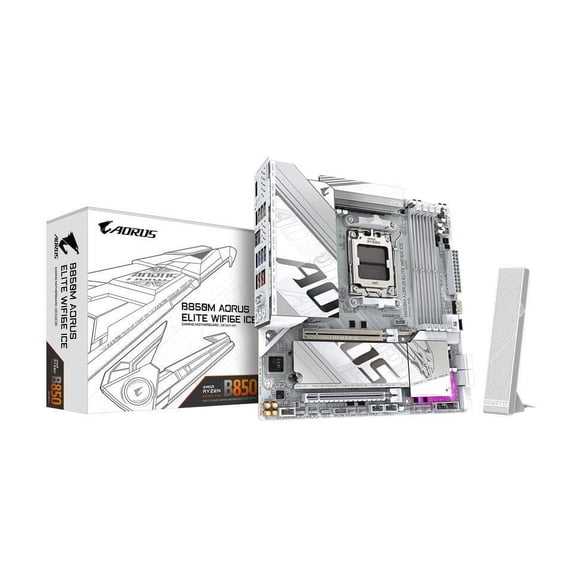 Gigabyte Aorus Ultra Durable B850M A ELT WF6E ICE