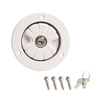 Magideal - Relleno De De Agua De 78 Mm, Puerto De Agua De Bloqueo Bloqueable A Prueba De Polvo, De Cubierta De Relleno, Escotilla De Llenado De En , Blanco