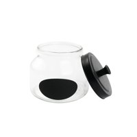 Decoexpress - Frasco Vidrio Black Diam. 16 Cm