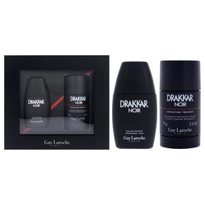 Guy Laroche - Drakkar Noir De Para Hombres - Set De Regalo Edt Spray, Desodorante En Barra