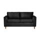 thumbnail image 1 of Sofa Milan 2C Con Resortes Pocket Cuero Kentucky Negro, 1 of 3