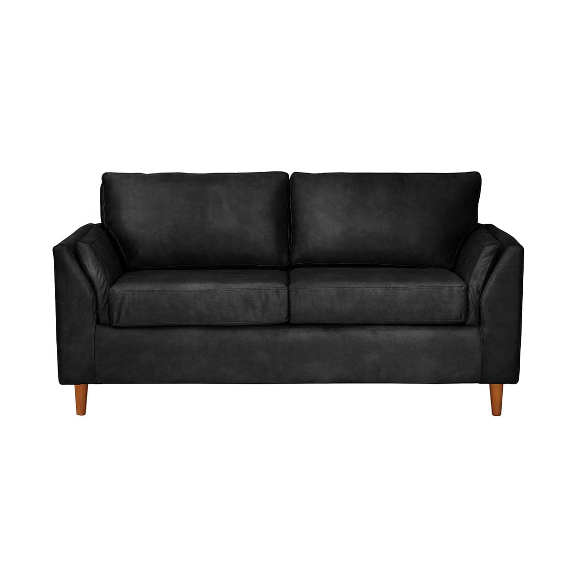Latam Home - Sofa Milan 2c Con Resortes Pocket Cuero Kentucky Negro