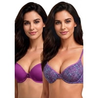 Pack 2X Sosten Push Up Microfibra P250.023-Mor Kayser