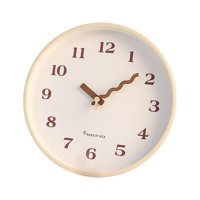 Magideal - Reloj De Pared Moderno Redondo Silencioso Decorativo De Madera Y Cristal Instalación Fácil Adecuado Para Regalo Decoración Del Hogar Oficina Dormitori Café