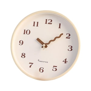 Magideal - Reloj De Pared Moderno Redondo Silencioso Decorativo De Madera Y Cristal Instalación Fácil Adecuado Para Regalo Decoración Del Hogar Oficina Dormitori Café