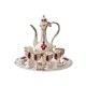 thumbnail image 1 of Juego De Licor Para Vino Dispensador Copa De Vino Bandeja Para Servir Vasos Plateado Rosa Roja, 1 of 5