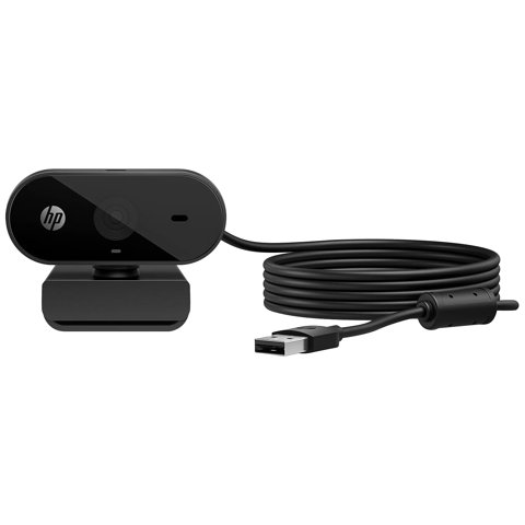 Cámara Web Hp 320 Fhd - Cámara Usb-A Para Computadora Con Micrófono Y Cubierta De Privacidad