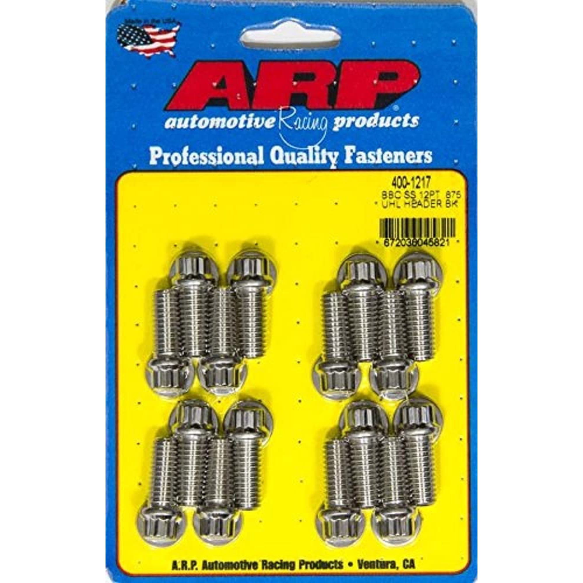 Kit De Tornillos De Cabezal Arp 400-1217 12 Puntos 3/8 X .875 Uhl (16)