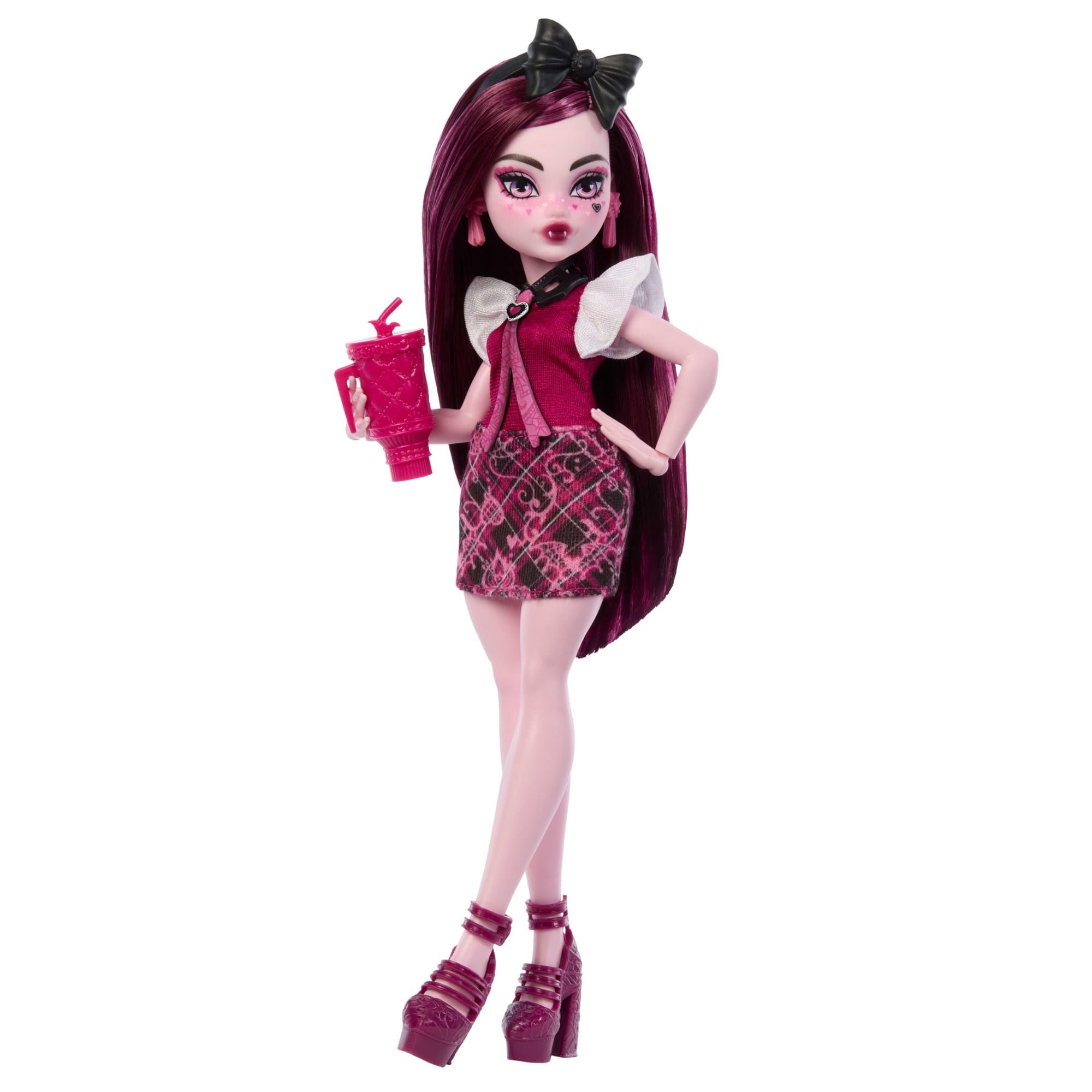 Muñeca Monster High Look Uniforme Monstruoso Draculaura