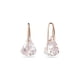 thumbnail image 4 of Pendientes Swarovski Lunar Drop Crystal Blush en tono oro rosa, 4 of 5