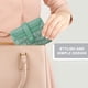 thumbnail image 5 of Monedero corto de moda, sencillo, con cremallera, estampado de piedras, color liso, para mano, tarjetero, monedero con hebilla, 5 of 6