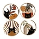 thumbnail image 2 of 4 Letreros De Madera Con Diseño De Gato Negro Bohemio Para Decoración De Pared, Para Dormitorio, Guardería Y Estudio., 2 of 5