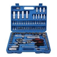 Genérico - Set Caja Herramientas Dados 94 Piezas Acero Azul Acero