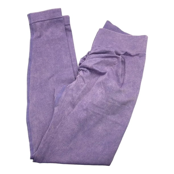 Leggings Deportivos Calza Levanta Cola Gluteo Gym Corte V lila S