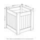 thumbnail image 4 of Caja para Flores Furinno 2-FG16450 de Madera Dura 39x45x39 cm, 4 of 4