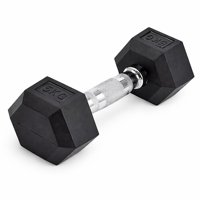 Genérico - Mancuerna Profesional Hexagonal 5Kg Caucho Acero Fitness