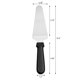 thumbnail image 2 of Espátula para Tartas New Star Foodservice 25 cm Mango Negro, 2 of 7