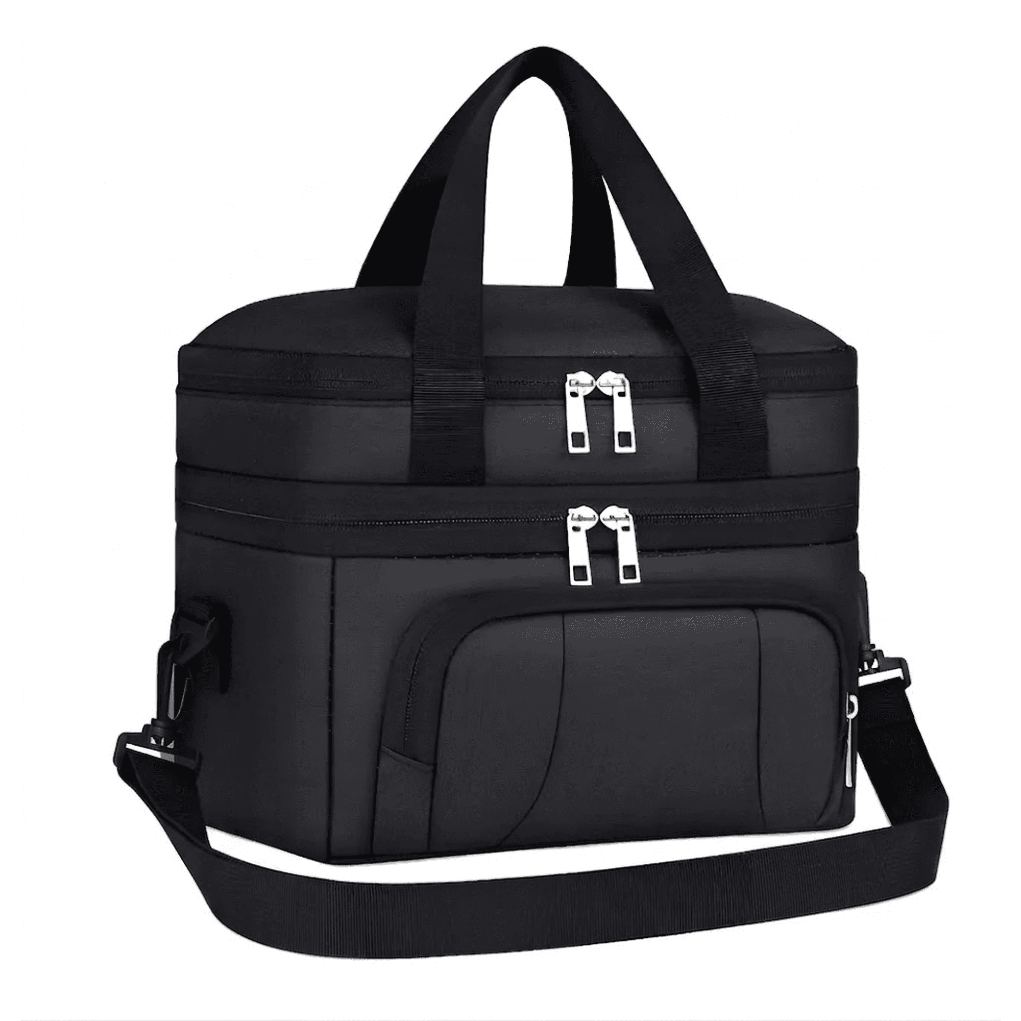Loncheras Belug Escolare Impermeable 10lgran Capacidad Y Bandolera Negraq