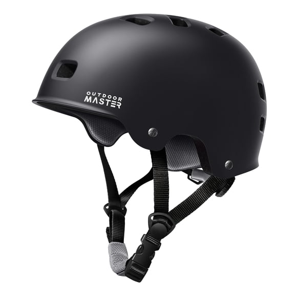 Casco OutdoorMaster Skateboard Cycling negro M para niños