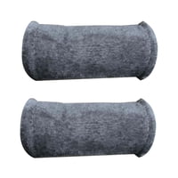 Magideal - Funda Para Muletas (2 Unidades), Lavable, Acolchada, Juego De Cojines Para Muletas, Almohadillas Para Muletas Ajuste De Manos Grises
