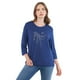 thumbnail image 1 of Polera Mujer Manga Larga Navy Corona, 1 of 5