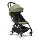 thumbnail image 1 of Silla de paseo Stokke YOYO3 de 6 meses con estructura negra y color oliva, 1 of 9