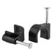 thumbnail image 3 of 25X Grampa Grapa Clavo Para Cable De Red Cat6 Coaxial Pinza negro, 3 of 8