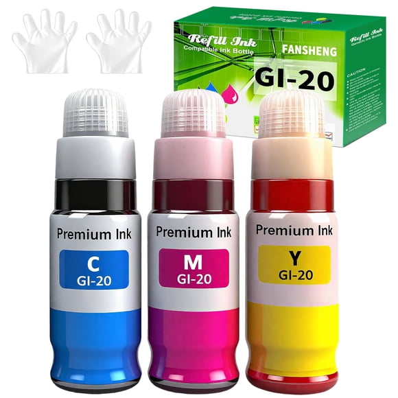 Tinta de recarga FANSHENG GI20 para Canon PIXMA G7020 G6020