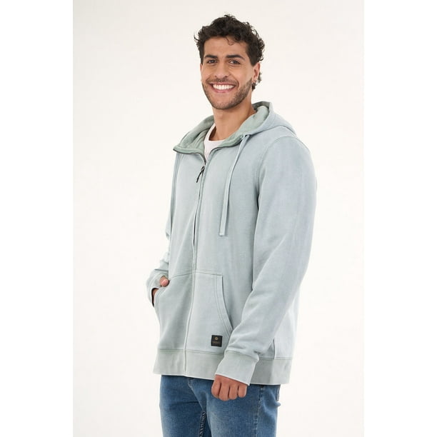 Poleron Franela Procesado Full Zipper Wi7702