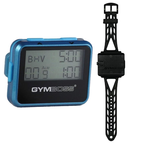 Set de Temporizador de Intervalos y Cronómetro Gymboss con Correa de Reloj Turquesa