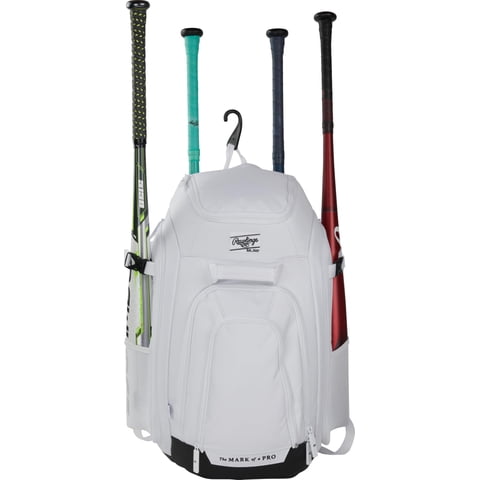 Mochila Rawlings Legion 2.0 Para Jugadores De Béisbol/Sóftbol Blanca