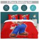 thumbnail image 5 of Super Mario Bed Duvet Cover Microfiber Bedding Sets 3D Printed Lightweight 3 Piece Comforter Sets for Kids Boys Girls, 5 of 5