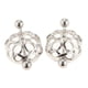 thumbnail image 4 of 1 par de anillo protector hueco patrón perla recta bola perla anillo 16g, 4 of 5