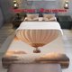 thumbnail image 1 of 3pcs Soft Tone Hot Air Balloon Soaring Beautiful Sky Theme Pattern Bedding Set Duvet Cover and Pillowcase, 1 of 5