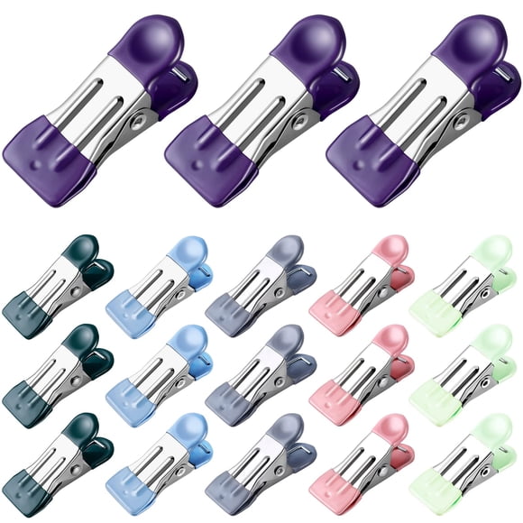 Pinzas para ropa DEESWEY, paquete de 30 clips para chips, 5,5 cm, resistentes