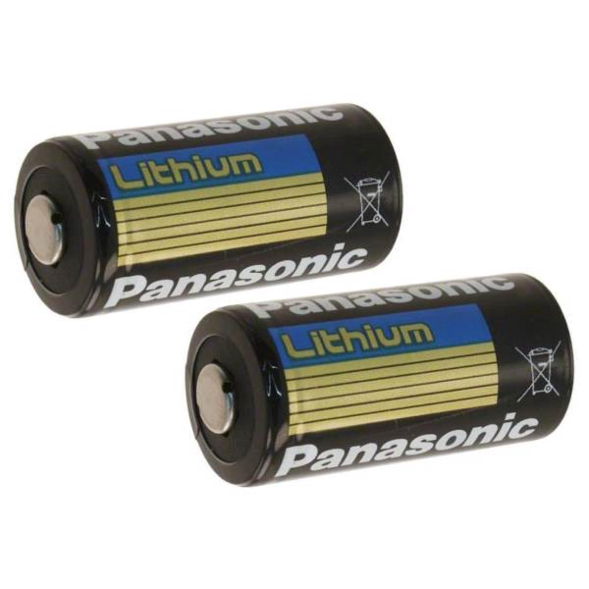 Batería Panasonic Bat002 Cr123a De Litio 3 V 1,55 Ah X2