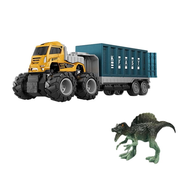 Dinosaurios Transport Transport Toys Playset Para Chica Chica Coleccionables Spinosaurus