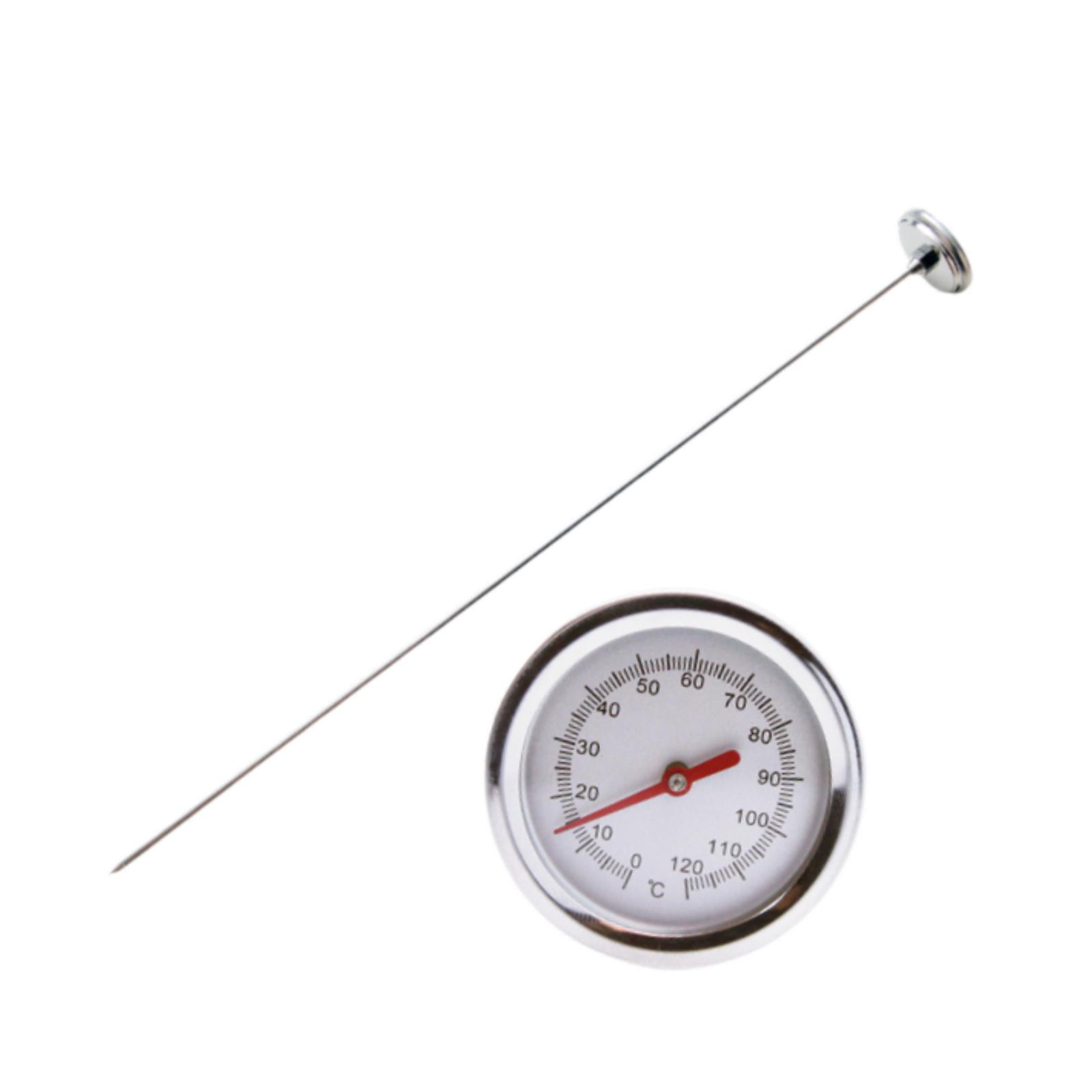 Magideal - De Suelo Para Compostaje, Rango De 0 A 120 Degreec, De Acero Inoxidable Con Vástago De 500 Mm, Herramienta De Jardinería Para Análisi