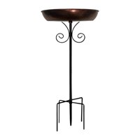 Ioensy - Baño De Pájaros De Metal Para Exteriores, Comedero Para Pájaros, Baño Para Pájaros De Jardín, Césped, Patio, Balcón