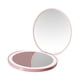 thumbnail image 2 of Espejo De Maquillaje De Viaje USB De Doble Cara Para Bolso De Viaje Bolsillo Rosa, 2 of 3