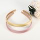 thumbnail image 5 of Ofertas Únicas 2 Piezas Diademas Simples de Satén Sólido Moda Antideslizante Accesorios para el Cabello para Mujeres 0.63" de Ancho Rosa, Amarillo, 5 of 7