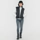 thumbnail image 4 of Parka Mujer Sin Mangas Reversible Negro/Verde Corona, 4 of 5