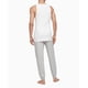 thumbnail image 4 of Camiseta Calvin Klein 100% algodón para hombre, paquete de 3, color blanco sin mangas XL, 4 of 5