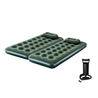 Genérico - Set 2 Colchón Inflable Klimber 14719 Color Verde Hasta 227Kg De 76Cm X 185Cm X 22Cm