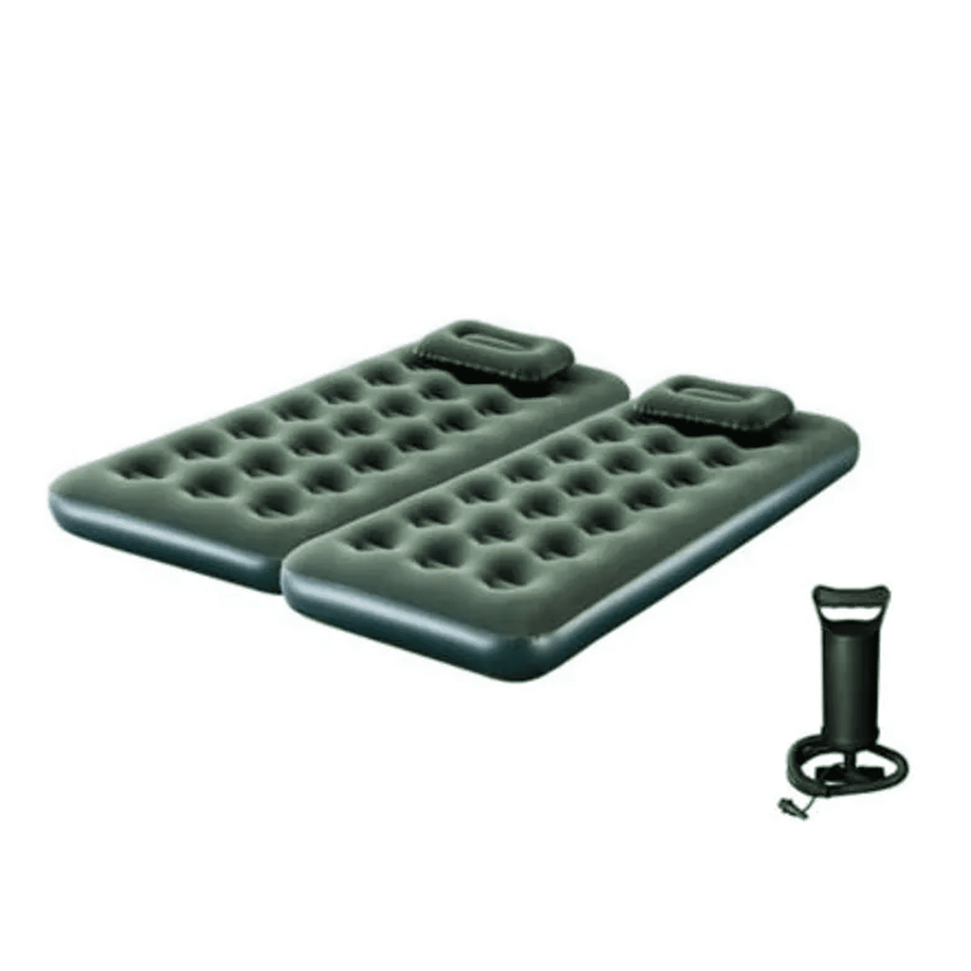 Genérico - Set 2 Colchón Inflable Klimber 14719 Color Verde Hasta 227kg De 76cm X 185cm X 22cm