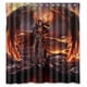 thumbnail image 1 of Cortina de ducha Might Magic Heroes Vi Inferno, juego de cortina de baño con ganchos, tamaño 66 x 72 pulgadas, 1 of 3